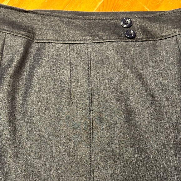 LN Plus Size Navy Blue Lane Bryant Knee-Length Pencil Skirt with Slit Size 20 - Picture 3 of 10